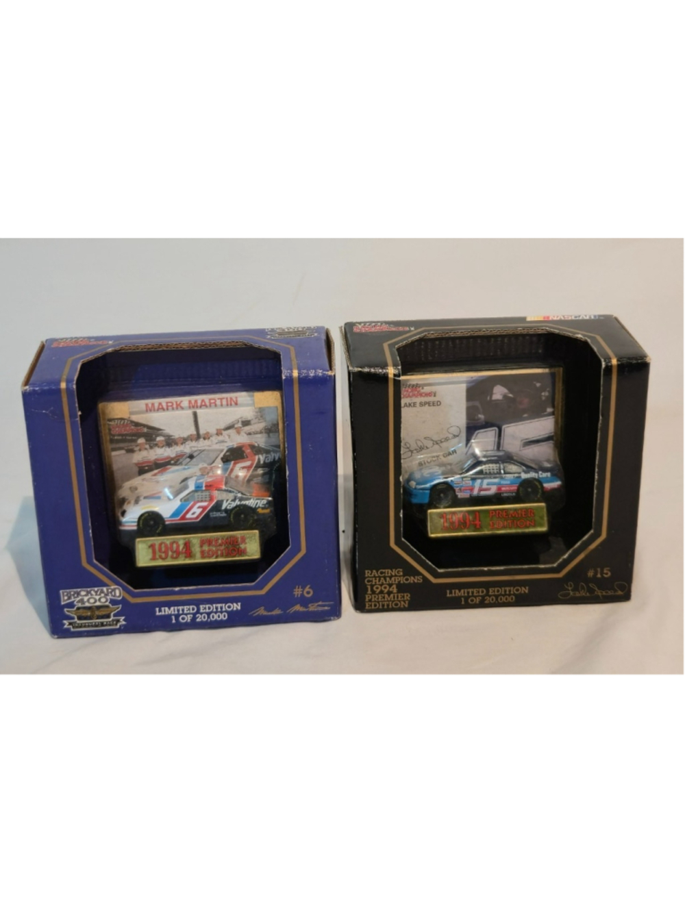 1994 Racing Champions Premier Edition 1:64 Lot Mark Martin Lake Speed NIB